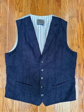 Navy Men's Tailored Vest